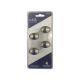  Satin Nickel Cabinet Knobs 1.25 In 4 Pk