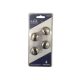  Satin Nickel Rg Cabinet Knob 1 3/16 In 4 Pk