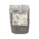 BATH MAT SET 3PC PRINT GREY