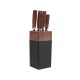  Js Gourmet Knife Block Wood Set 7 Piece 7-99105
