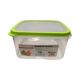 Square Food Storage Container Rubber lId 1 Each 417950