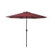  Crank Umbrella 9 Ft Sienna Red