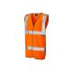 VEST SOLID SAFETY ORG-LRG CVOS