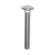  Stainless Steel Carriage Bolt 3-8-16 X 2.5 In