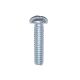  Slotted Round Machine Screw 12-24 X 1 In