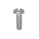  Slotted Round Machine Screw 1-4 In-20 X 0.5 In