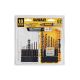 Dewalt Gold Ferrous Pilot Point Set 18 Piece