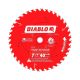  Diablo 40 Tooth Circular Saw Blade 7 1/4 In