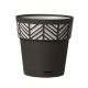 Mosaic Planter Ten Inch Black and White 1 Each 9E83ZSZ023