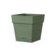 Deroma Planter Square  13.8 Green 1 9EB2ZSZ343